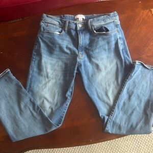Lucky brand athletic straight jeans. 34x32. Lightly worn.